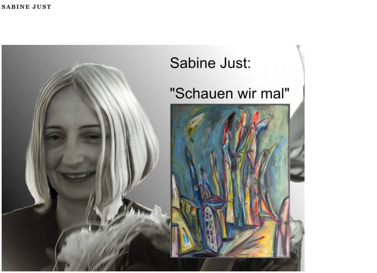 Sabine Just Schauen wir mal Sabine Just Schauen wir mal