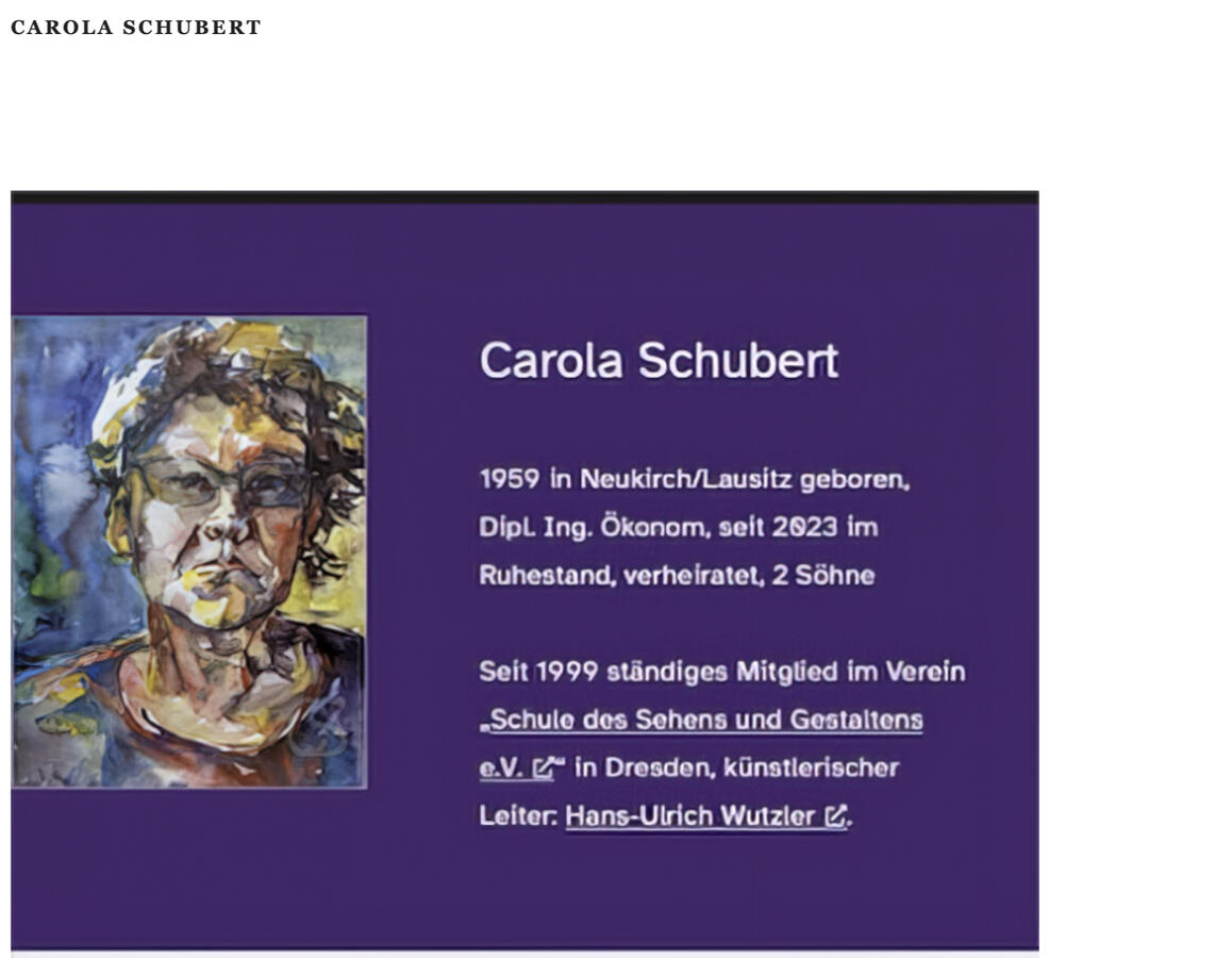 Carola Schubert Carola Schubert